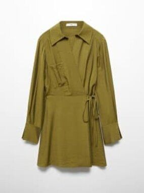 Bow Wrap Dress | Mango NWT